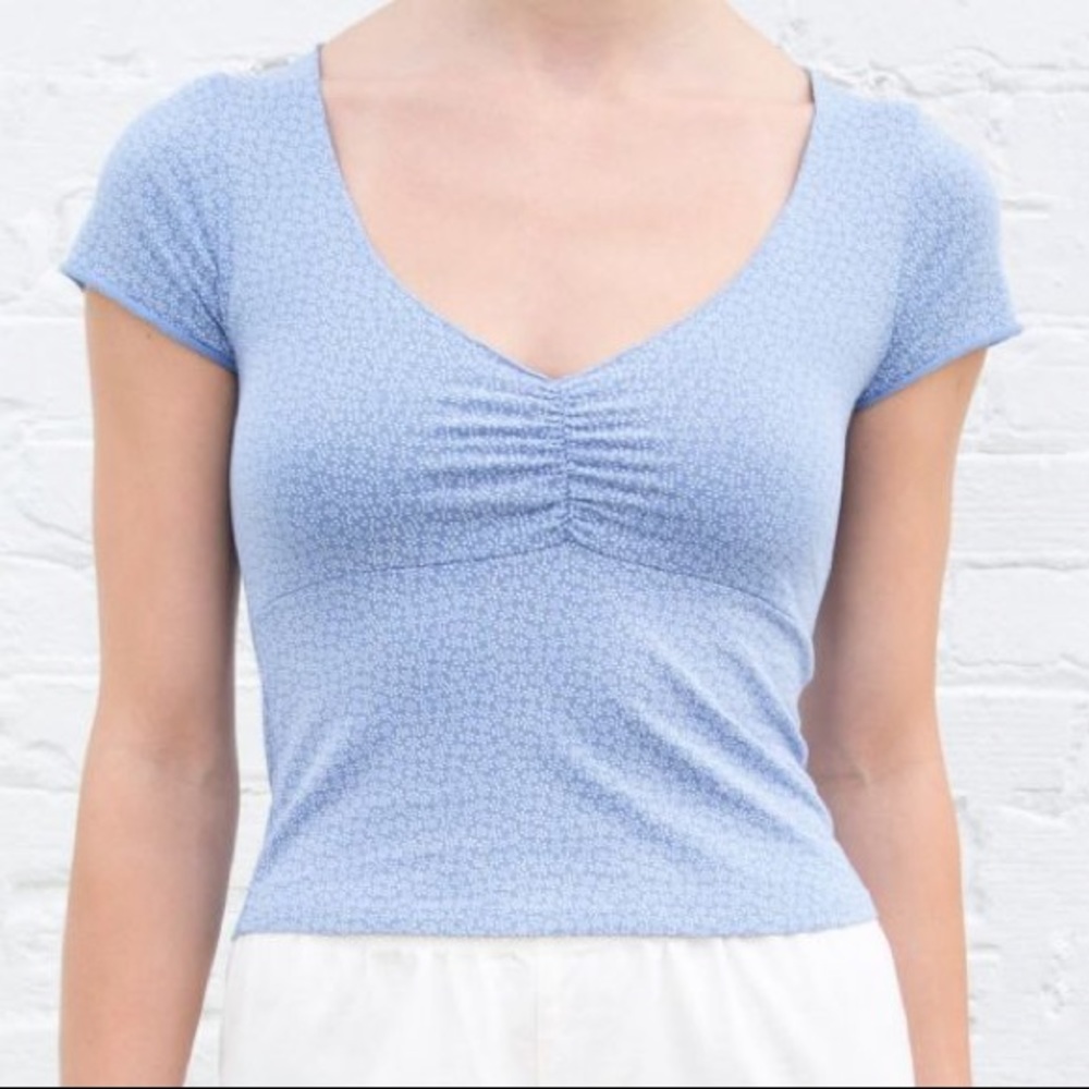 Brandy Melville Floral Gina Top